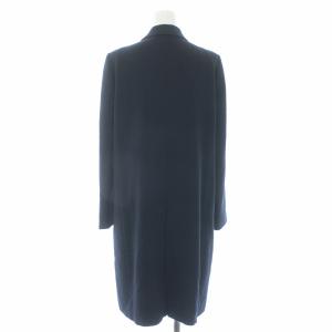 ANAYI 18SS チェスターコート スプリングコート 春アウター ミドル丈 ロング 36 S 紺 ネイビー