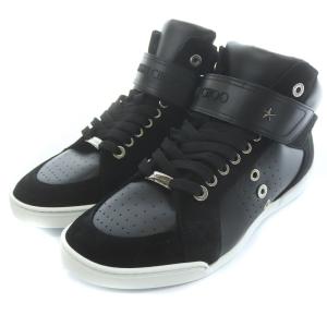 JIMMY CHOO LEWIS OCU 43 レザー 28cm 黒