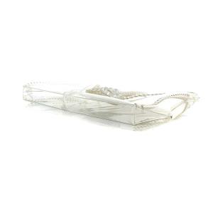 Mame Kurogouchi Vinyl Chloride Cloth Clutch Bag クラッチバッグ セカンドバッグ クリアバッグ パール クリア色
