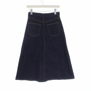 23区 DENIM 22SS フレアデニムスカート ロング 34 ネイビー