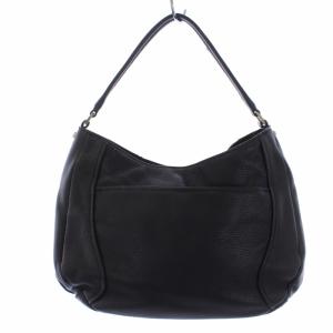 LANVIN en Bleu ワンショルダーバッグ 型押し レザー ブラック