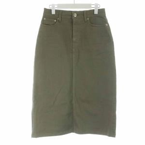 DENIM 22SS デニムスカート タイトスカート ロング 38 M カーキ