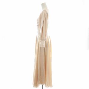 CELFORD 19AW カシュクールドッキングワンピース ニット 切り替え フレアスカート 36