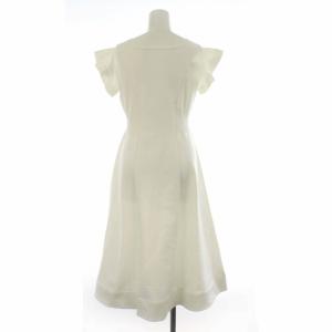 CELFORD 20SS ホールガーメントニットワンピース ひざ丈 半袖 36 ホワイト