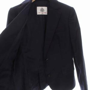 OLD ENGLAND ロロピアーナ スーツ セットアップ 上下 テーラードジャケット 2B センターベント プリーツ スカート ひざ丈 34 36