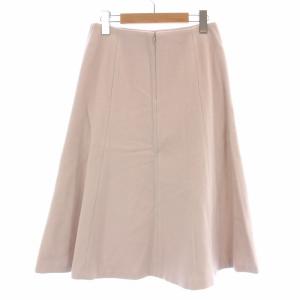 ANAYI フレアスカート ひざ丈 ウール 38 ピンクベージュ