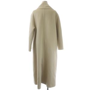 Plage 20AW ハミルトン コート ショールカラー ロング ウール 38 M ベージュ