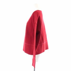 TO BE CHIC ニット セーター カットソー 長袖 42 L 赤 レッド
