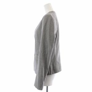 Paul Stuart 20SS ノーカラージャケット 背抜き 6 M グレー