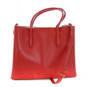 kate spade new york エヴァミディアムサッチェル トートバッグ ハンドバッグ ショルダーバッグ 2way カウレザー 牛革 赤 レッド