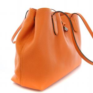 Longchamp トートバッグ ショルダーバッグ ロゾ トグル レザー オレンジ