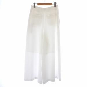 ANAYI 21SS ボリュームワイドパンツ ジップフライ 36 S 白 ホワイト 10211712060