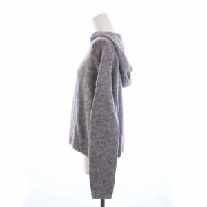 Theory 18AW ライビーズ ツイード クロップ フーディー RIBES TWEED CROP HOODIE ニット セーター 長袖