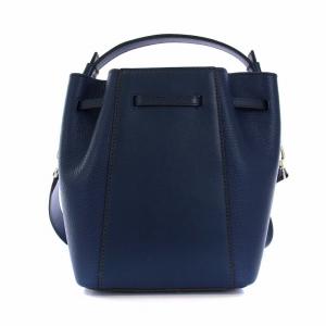 FURLA MIA STELLA ハンドバッグ ショルダーバッグ レザー 2way 紺 ネイビー