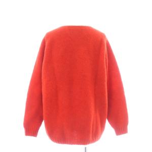 UNITED ARROWS HARLEY OF SCOTLAND ニット セーター 長袖 クルーネック ウール 38 M 赤 レッド