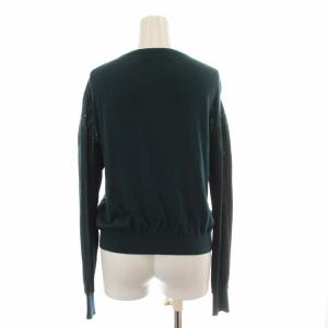 CELFORD 20AW レースカーディガン 長袖 38 M 緑 グリーン CWNT203018