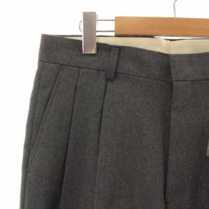 Shinzone 21AW クライスラーパンツ CHRYSLER PANTS スラックス ジップフライ タック 36 L グレー 21AMSPA01