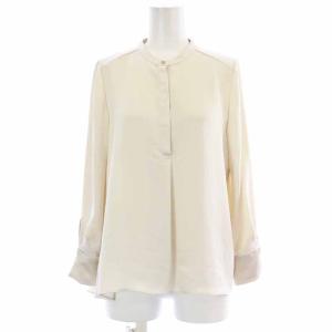 ブラウス シャツ 長袖 プルオーバー 36 S ベージュ