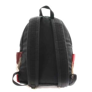 BLUE LABEL CRESTBRIDGE リュックサック デイパック チェック 黒 ブラック 赤 レッド ベージュ