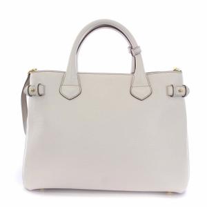 バーバリーオフホワイトバッグ