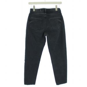 upper hights THE LADY セミボーイフレンド ストデニム パンツ ジーンズ カットオフ W22 黒 ブラック 860279