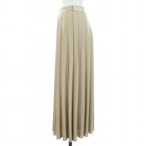 ANAYI 21AW スカート サテン ロング フレア 36 S ベージュ