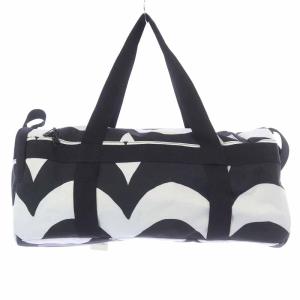 adidas Marimekko ダッフルバッグ ボストン ライネ 白 ホワイト 黒 ブラック