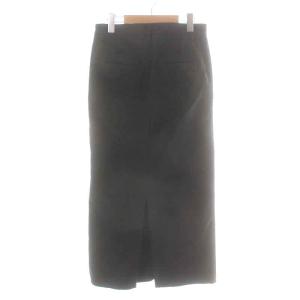 Plage 22AW GIRL チノスカート タイトスカート ロング マキシ ジップフライ 36 S 黒 ブラック 22060922103030