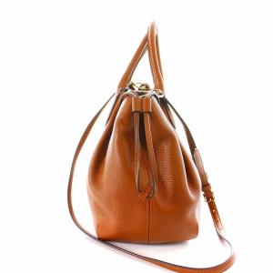 kate spade new york ダンプリン ペブルド レザー ラージ サッチェル ショルダーバッグ トートバッグ 2way キャメル K8134