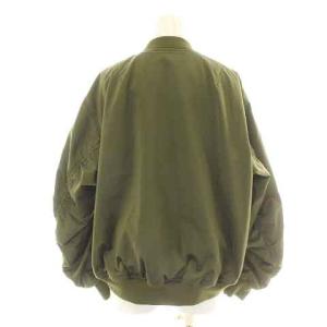 IENA 21AW MA-1 ブルゾン 中綿ジャケット ジップアップ 36 S カーキ 21011900400040