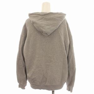23区 21年製 パーカー スウェット 裏起毛 プルオーバー 38 M グレー