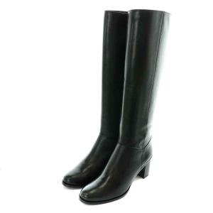 23区 Vingt-trois arrondissements 20AW ジョッキーブーツ ロングブーツ レザー サイドジップ ハイヒール
