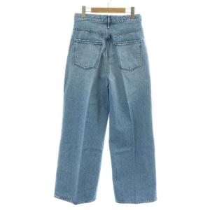 upper hights 24SS ザシスターフロウ THE SISTER FLOW デニムパンツ ジーンズ ジップフライ ワイド ハイウエスト USED加工