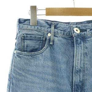 upper hights 24SS ザシスターフロウ THE SISTER FLOW デニムパンツ ジーンズ ジップフライ ワイド ハイウエスト USED加工