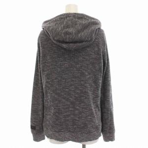 TATRAS ジャケット ニット パーカー ジップアップ 長袖 3 L グレー LTA14S8504