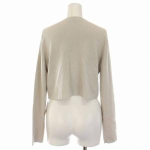 CELFORD 23AW 総針カーディガン ニット クルーネック 長袖 F シルバー