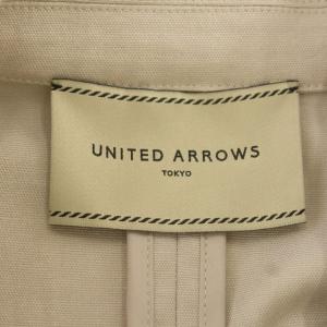 UNITED ARROWS スーツ セットアップ リネン混 ダブル ジャケット パンツ 36 S ベージュ /G