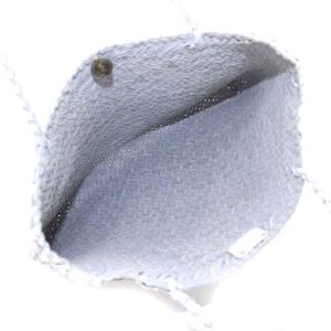 Dragon Diffusion SOPHIE トートバッグ メッシュ 編み込み レザー ホワイト