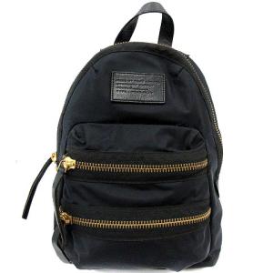 バッグ リュックサック ロゴ ナイロン ミニ 黒 ブラック