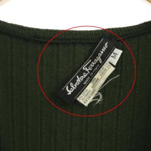 Salvatore Ferragamo アンサンブルニットカーディガン グリーン