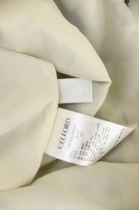 CELFORD 20SS 花柄ジャガードスカート ロング マキシ 36 白 ホワイト 黒 ブラック