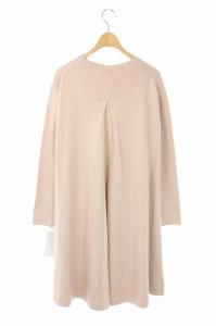 CELFORD 21SS NEW Year Special Knit Dress バイカラーＡラインニットワンピース ひざ丈 長袖 36 ピンク
