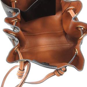 TORY BURCH 19年製 キャロライン スモールトート ラムスキン ワンショルダー ロゴ 黒 ブラック