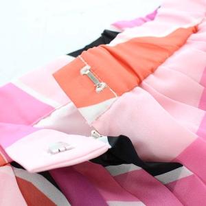 Diagram GRACE CONTINENTAL 19SS ストライププリーツスカート ロング マキシ イージー 36 ピンク ブラック オレンジ