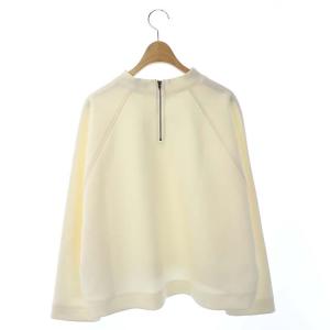 Theory 20AW RAGALN CREW PO DRY JERSEY ラグランカットソー プルオーバー 長袖 S アイボリー