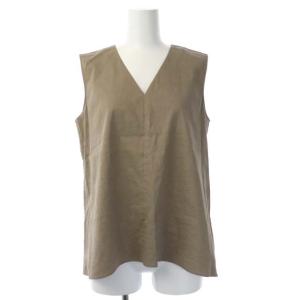 Theory 20SS ECO CRUNCH WASH セットアップ 上下 カットソー ノースリーブ プルオーバー Vネック ワイドパンツ