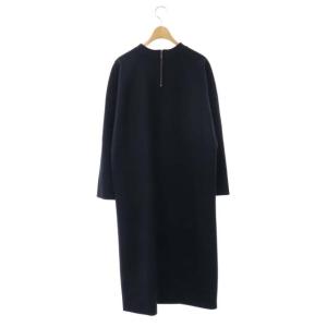 Theory 20AW MATT STRETCH RAGLAN CREW DR B ロングワンピース ラグラン 長袖 S 紺 ネイビー