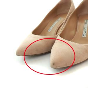 PELLICO パンプス ポインテッドトゥ スエード 36.5 ピンク