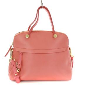 PIPER ハンドバッグ ショルダーバッグ 2WAY レザー ピンク