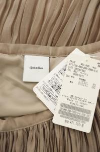 Spick&Span 20AW ランダムプリーツスカート 38 ベージュ
